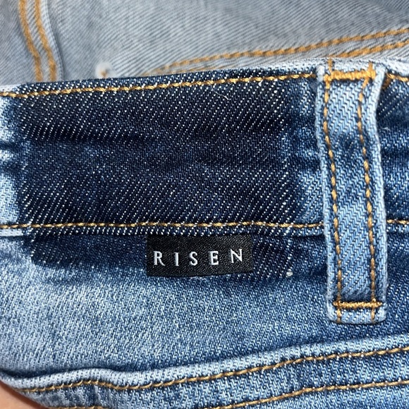 NWT Risen Button Fly Flare Distressed Jeans 13 or 31 - Picture 9 of 9